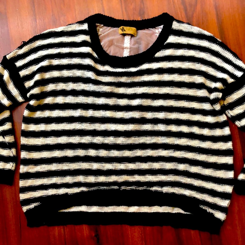 striped sweater